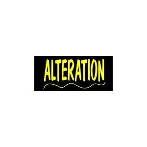  Alteration Simulated Neon Sign 12 x 27