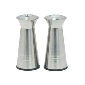 Trudeau Stainless Steel Tower Salt And Pepper Shakers 