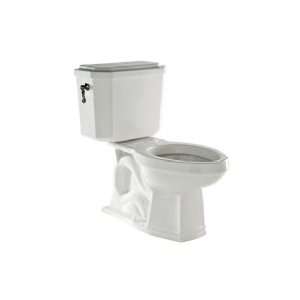    EB Deco Elongated Close Coupled Water Closet Toilet W/ Metal Lever