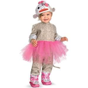  Disguise Inc New Girl Sock Monkey Ballerina Costume Toys & Games
