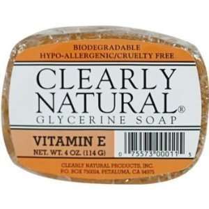  Vitamin E Soap   Pure and Natural Glycerine Soap, 4 oz 