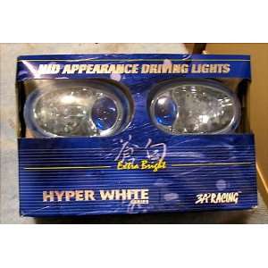  3a Racing Products Driving Lights Hyper White Halogen 