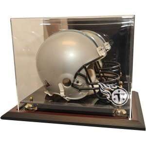    Tennessee Titans Zenith Helmet Display, Mahogany