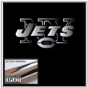 New York Jets Chrome Vinyl Decal