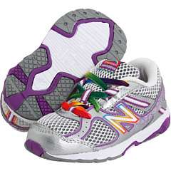 NEW New Balance KJ688PRY Girls Athletic shoes Purple Rainbow many 