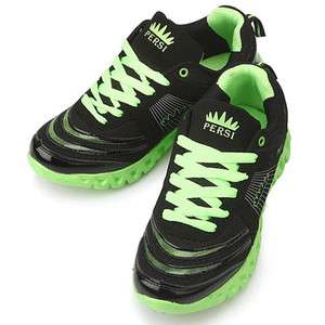   Black Green Womens Sports Max Running Training Sneakers Shoes  