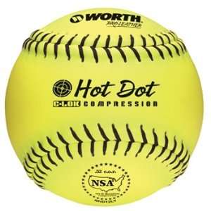  Worth NHD12LY NSA Stamped 12 Inch Leather Slowpitch Softball 