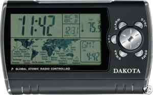 Dakota Watch Global Atomic Travel Clock DK7149  