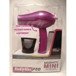   Pro Mighty Mini Travel Dryer Pink Babmmp052t