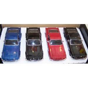   1967 Ford Mustang Gt 4 Car Three Colors Display Box Toys & Games