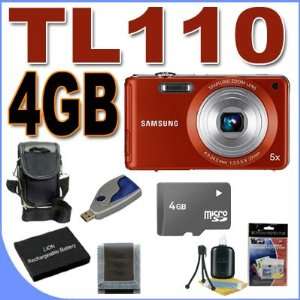  Samsung TL110 14.2MP Digital Camera w/5x Optical Zoom 