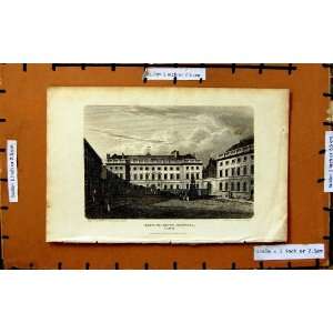  1813 View Bartholomews Hospital London England Print