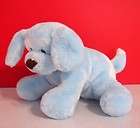 Baby Gund Blue White Spunky Plush Puppy Dog 58376 Barks