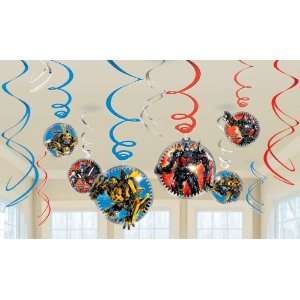  Lets Party By Amscan Transformers 3 Swirl Decorations 