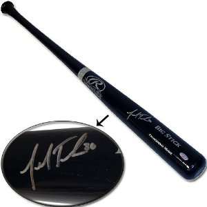  Josh Thole Autographed Bat   Big Stick Black Sports 