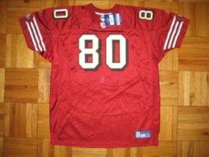 Authentic 49ers Jerry Rice REEBOK auto jersey 56 signed  