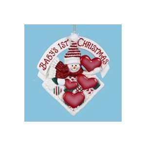 New   Club Pack of 12 Babys 1st Christmas Snowman 