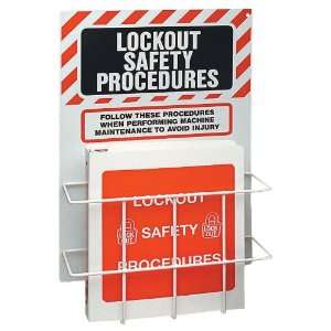 Brady Lockout Procedure Station, Includes Binder and Forms (Pack of 25 