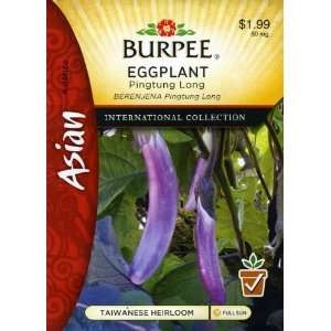  69634 Asian   Eggplant Pingtung Long Seed Packet Patio, Lawn & Garden