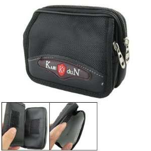  Amico Digital Camera Black Waist Wallet 2 Pocket Belt Bag 
