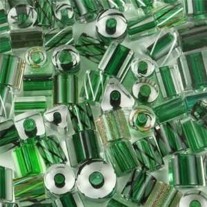  Green Furnace Glass Beads Arts, Crafts & Sewing