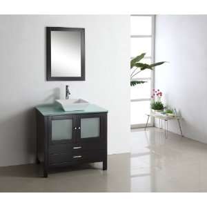  LUXExclusive Single Sink Bathroom Vanity MS 4461 VR. 36.2 