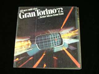 1971 Ford Gran Torino Wagon Squire Brougham Brochure  
