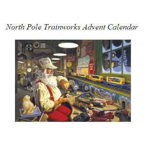  Advent Calendar   North Pole Trainworks (with Poem 