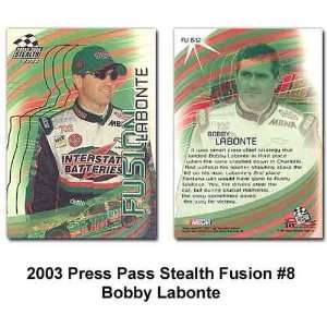    Press Pass Stealth Fusion 03 Bobby Labonte Card