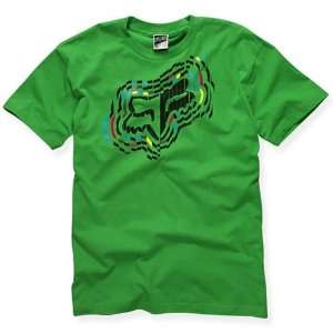  Fox Racing Youth Vibrations T Shirt   Youth Small/Kelly 