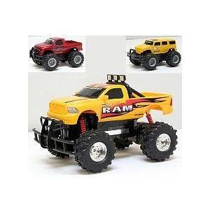  110 Scale Battery Operated Vehicles Pack   Yellow Dodge 