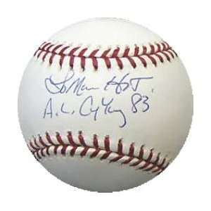  Lamarr Hoyt autographed Baseball inscribed Cy Young 83 