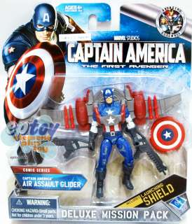 Marvel Captain America Deluxe Pack Air Assault Glider  
