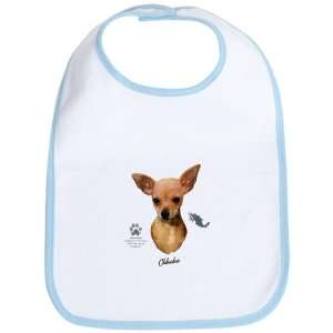  Baby Bib Sky Blue Chihuahua from Toy Group and Mexico 