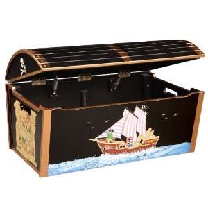  Handpainted Pirate Toy Box