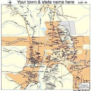  Street & Road Map of Espanola, New Mexico NM   Printed 