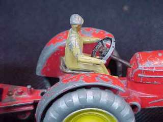   Dinky Toys Massey Harris Tractor & Halesowen Farm Trailer  