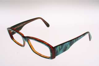 Flat green marbled eyeglasses by TRACTION PRODUCTIONS Mod. Cosmos /K6W 