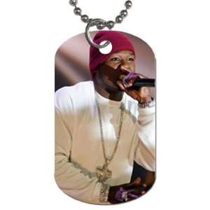  50 cent Dog Tag (Two Sides)