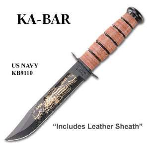  KB9110   KABAR PEARL HARBOR COMMEORATIVE PLAIN EDGE KNIFE 