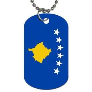  Kosovo Flag Dog Tag 