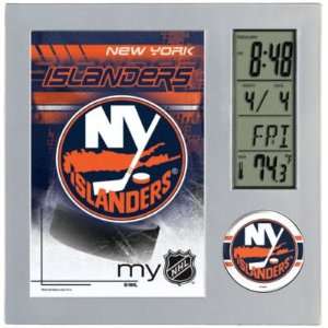  New York Islanders Desk Clock and Picture Frame Sports 