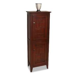  Leick Furniture Facets Collection Merlot Hall Chest