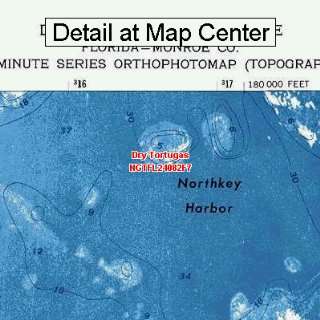   Topographic Quadrangle Map   Dry Tortugas, Florida (Folded/Waterproof