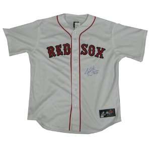 Autographed Jon Lester road grey Boston Red Sox jersey signed on the 