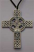 Extra Large CELTIC Cross ~ Detailed Pendant Necklace  