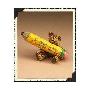  Boyds Bears Beccas 4 Letter Words Pencil Desk Sign 
