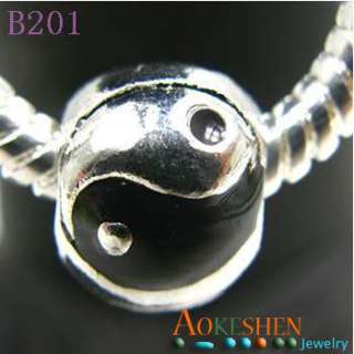   Spacer beads Fit European Charms Bracelet / Necklace B201  