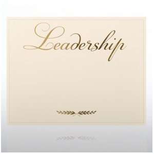    Foil Certificate Paper   Laurel Leadership   Cream