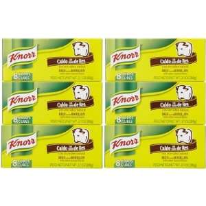  Knorr Bouillon Cubes, Beef, 8 ct, 6 ct (Quantity of 2 